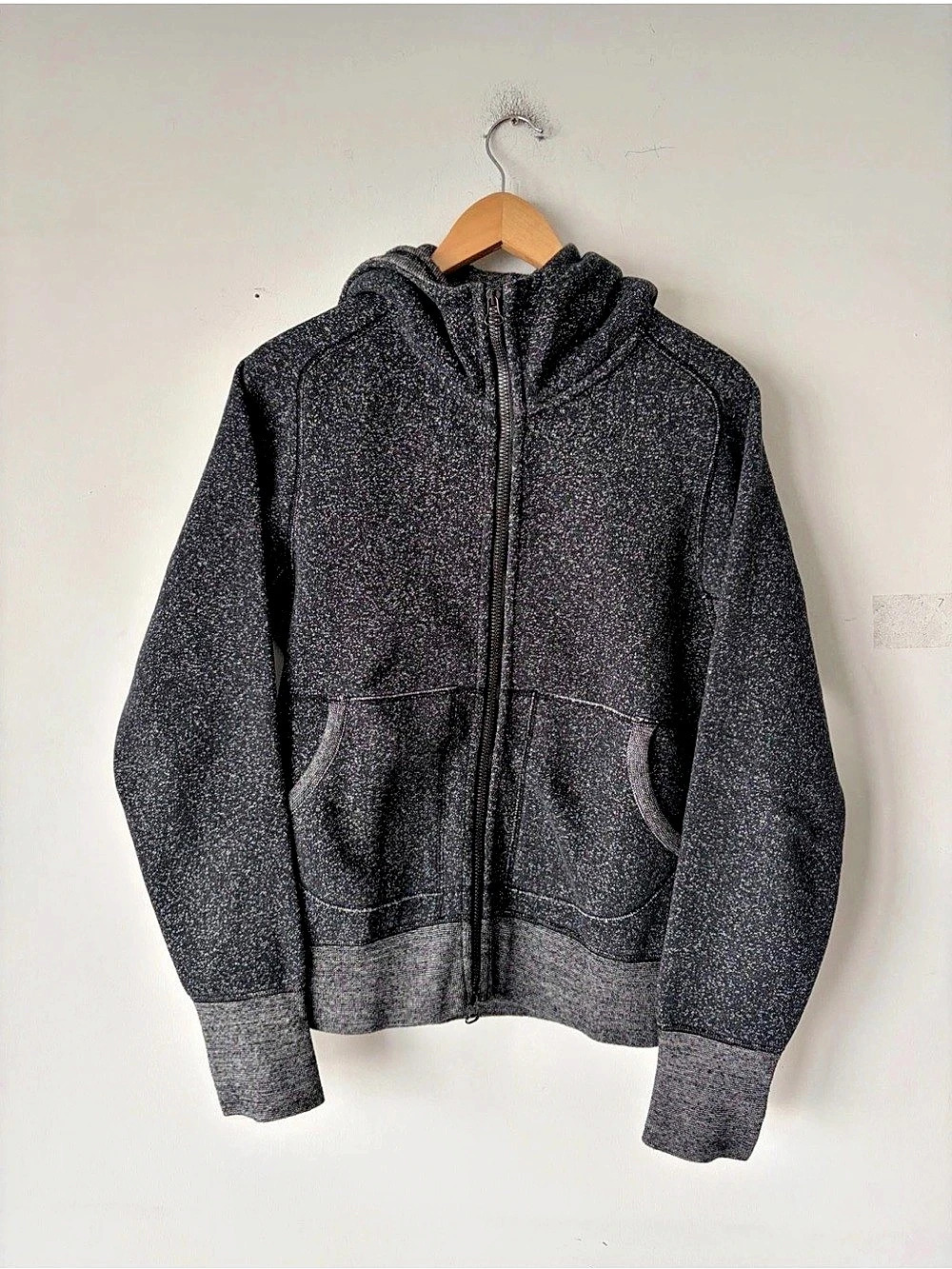 Wings + Horns Mens Zip Up Hoodie Size M